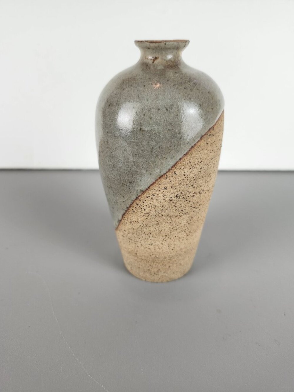 Mini Signed Art Pottery Vase - 5" tall
